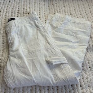 Hollister High-Rise Light Cream Vintage Baggy Pant